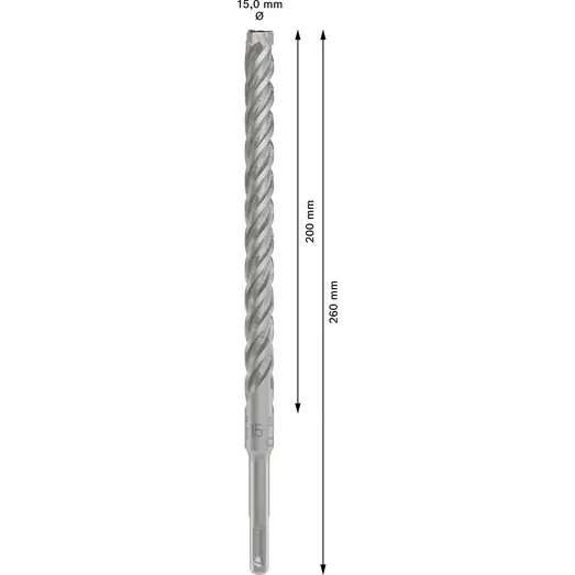 Bosch PRO SDS plus-5X hammerbor, 15x200x260 mm