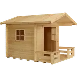 PLUS Legehus 182×161 cm + 72 cm terrasse ubehandlet inkl. tagpap