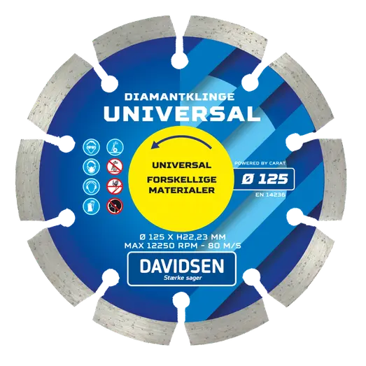 Davidsen diamantklinge universal