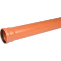 Wavin kloakrør PVC-ML rød 160x2000 mm