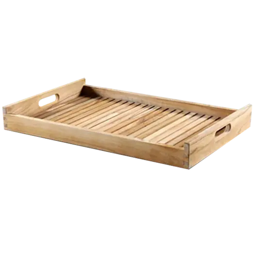 Serveringsbakke teak 38x53x5 cm