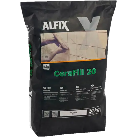 Alfix CeraFill 20 Klinkfuge 5 kg grå