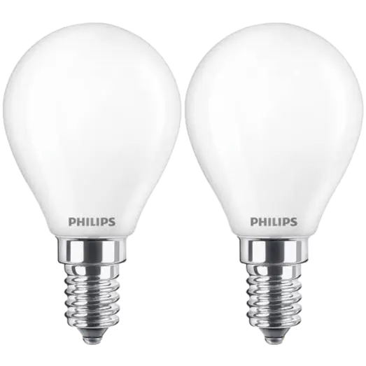Philips Krone LED pære E14 25W 2 pack