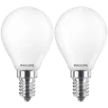 Philips Krone LED pære E14 25W 2 pack
