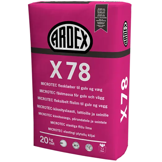 Ardex fliseklæber X 78, 20 kg grå