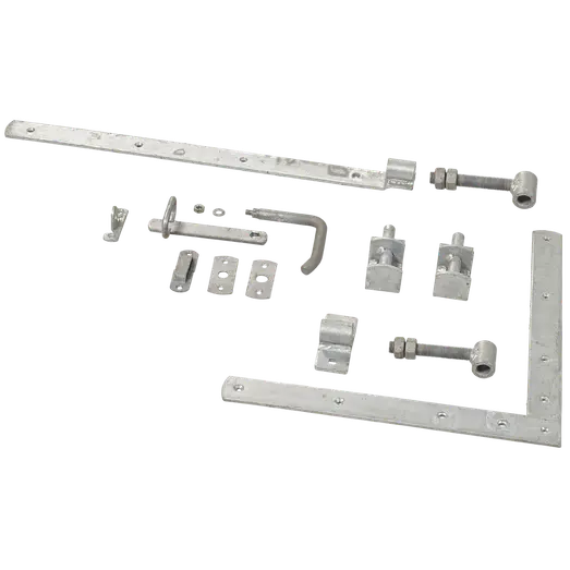 Plus Rustik enkeltlåge inkl. beslag 100 cm sort