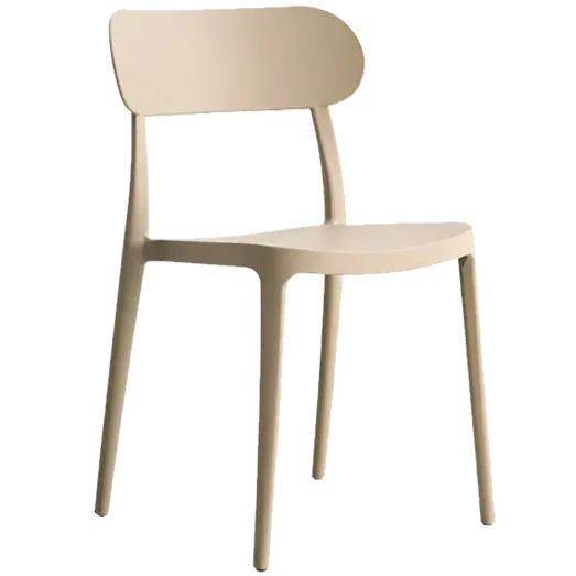 Ejby stabelbar havestol 46x50,5x79 cm beige