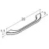 Scanbad Slim bøjlegreb 20 cm krom