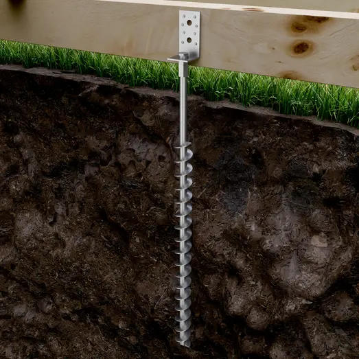 GroundPlug® Twister™ M12/750 skruefundament