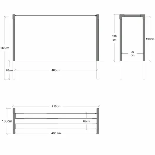 PLUS Cubic tørrestativ model 2