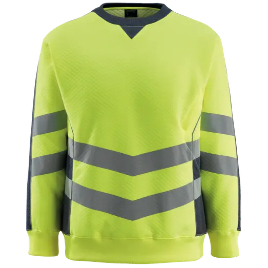 Mascot Wigton Safe Supreme sweatshirt hi-vis gul/mørk marine