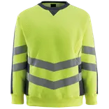 Mascot Wigton Safe Supreme sweatshirt hi-vis gul/mørk marine