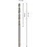 Bosch PRO Metal HSS-G-spiralbor, 3x33x61 mm