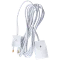 Adaptorkabel m/børnesikring 3 m hvid