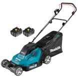 Makita DLM432PT2 2x18V LXT plæneklipper 2x5,0 Ah batteri/lader