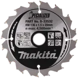 Makita rundsavklinge 16T 136x20 mm