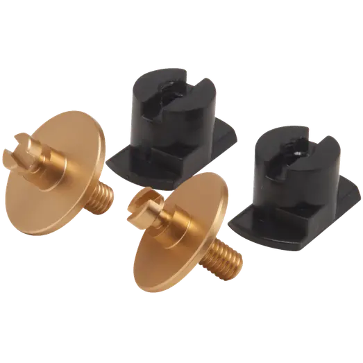 FibroTech billedeophæng til akustikpanel 2 stk. messing