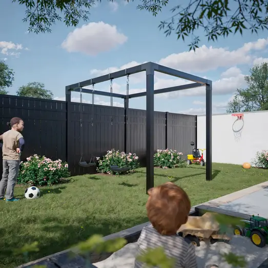 PLUS Daylife gyngestativ Sort model 2