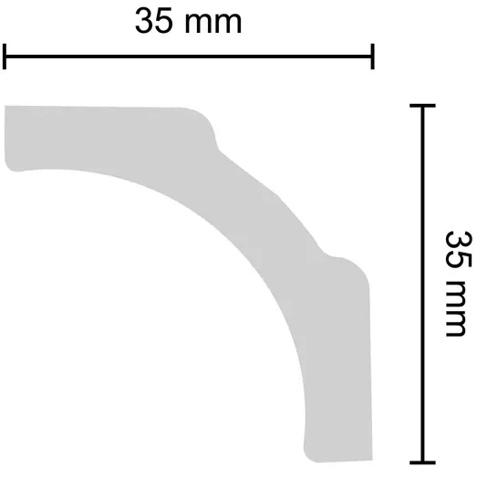 Decosa Stukliste B5- 35x35mm x 150cm