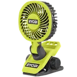 Ryobi RCF4-0 klemmeventilator 4V USB lithium solo