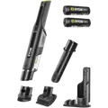 Ryobi RHV44-220G 4V USB håndstøvsugersæt 2x2,0Ah batteri/lader