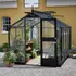Juliana Compact 6,6 m² - drivhus antracit/sort m/3 mm hærdet glas