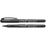 Pica classic permanent marker dry rund spids 1 mm sort