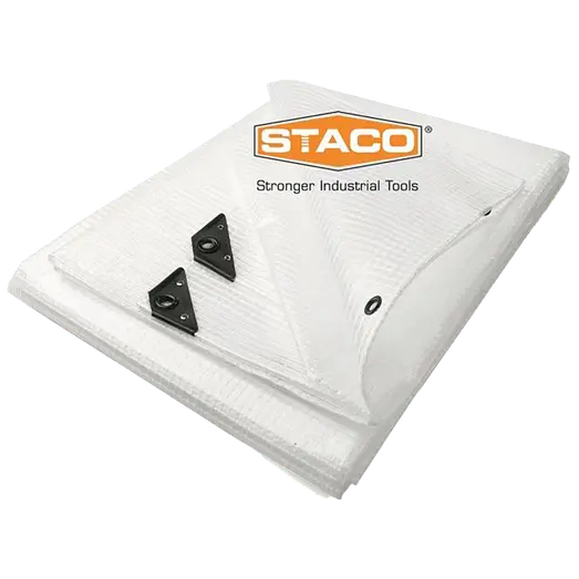 Staco Flex presenning hvid 4 x 5 m
