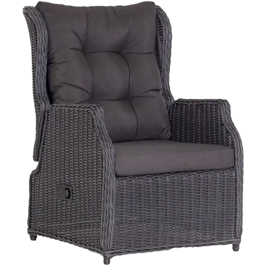 Skagen lux reclinerstol 86x103x84 sort