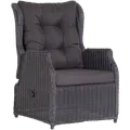 Skagen lux reclinerstol 86x103x84 sort