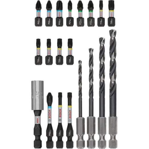 Bosch Impact HSS bor-/bitssæt med 20 dele