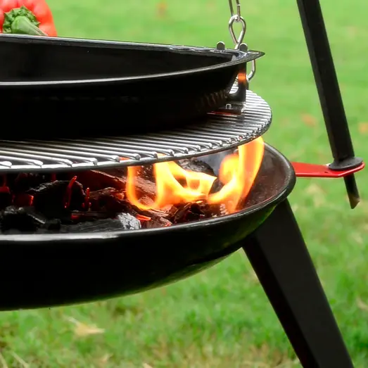 Bon-Fire halvform BBQ-pande, 57 x 29 cm