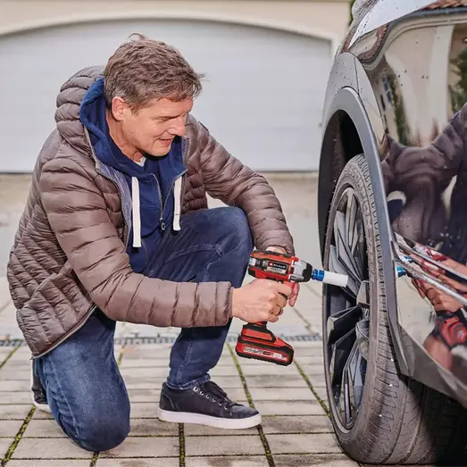 Einhell IMPAXXO 18/230 18V slagbore- og skruemaskine m/PXC- 18V opladersæt starterkit 2,5 Ah