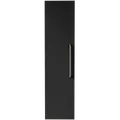 Milano højskab sort 1 låge 3 hylder 120x30x28 cm    