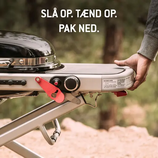 Weber Traveler gasgrill sort