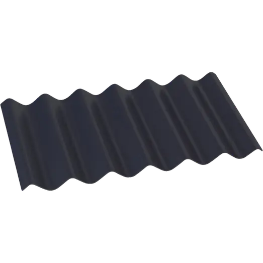 Bølgeplade B7 FK sortblå 1100x570 mm