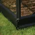 Halls ICON 8 11,2 m² sort m/3 mm delt glas og fundament