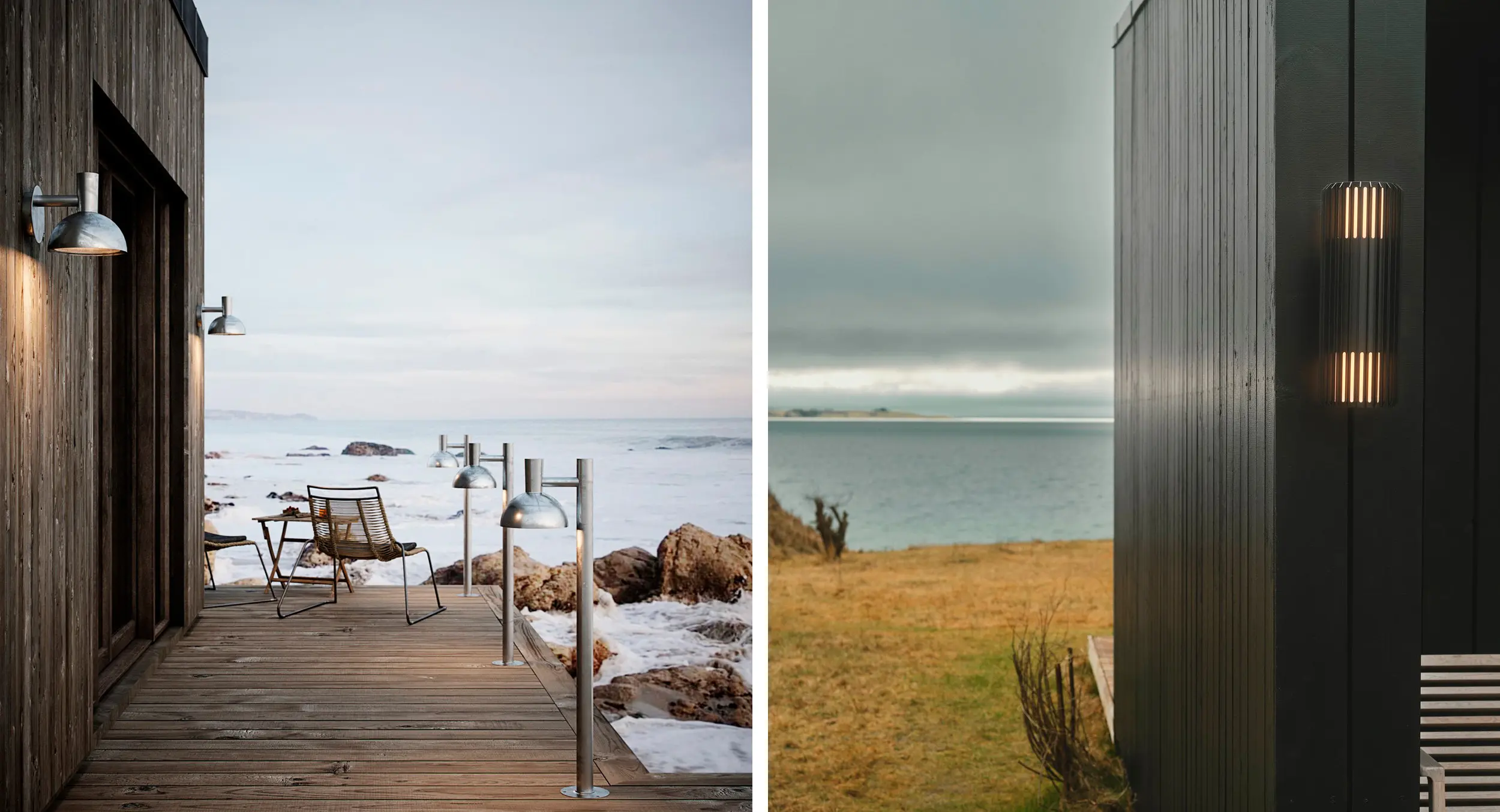 Nordlux udendørs væglamper - Designed For Seaside
