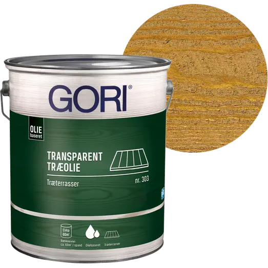 GORI 303 transparent træolie træterrasser teak