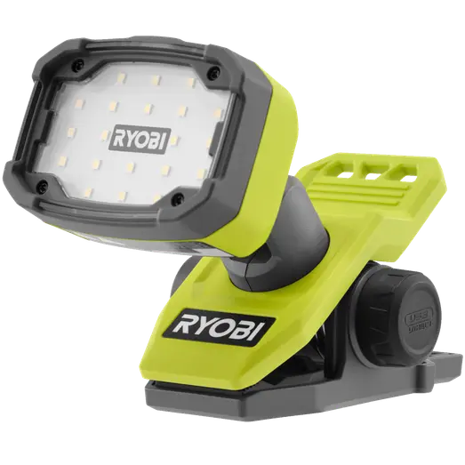 Ryobi RLC4-0 4V USB lampe m/klemme
