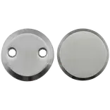 Jasa konisk blindskilt Ø52 mm CC 30 mm - børstet stål