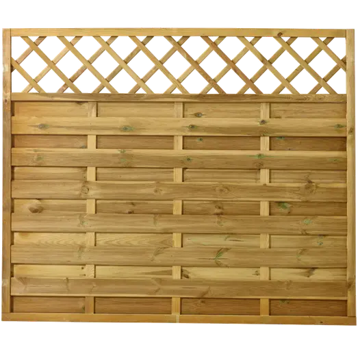 PLUS Tæt hegn m/espalier lige 180×150 cm