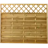 PLUS Tæt hegn m/espalier lige 180 cm
