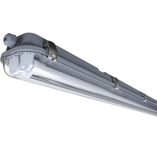 Nordlux Works LED lysrørsarmatur IP65 2x24W G13 grå