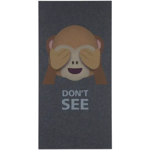 Art-Acoustic akustikbillede Abe Don´t See 9x600x1200 mm mørk grå