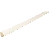 HT 73H glasliste m. tætningsbånd fyr imp. hvid 16x15 mm