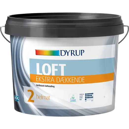 Dyrup loftmaling ekstra dækkende 2 hvid