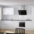 Multi-Living overskab hvid folie m/2 hylder
