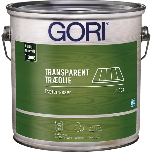 GORI 304 transparent træolie træterrasser nyatoh