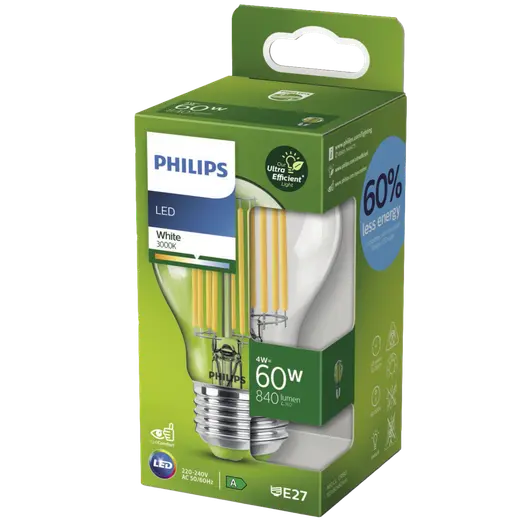 Philips UE LED pære 40W E27 klar